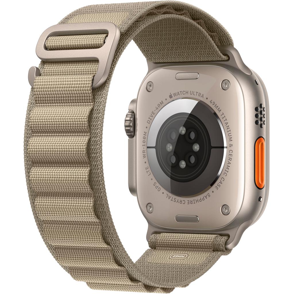 Apple Watch Ultra 2 (2023) GPS + Cellular 49 mm - Titanium Natural Titanium - Alpine loop Green