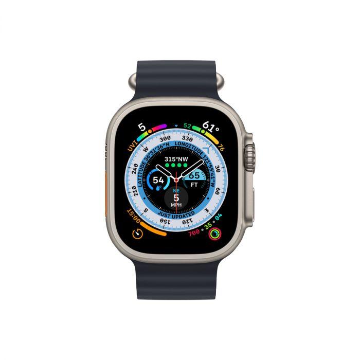 Apple Watch Ultra 2 (2023) GPS + Cellular 49 mm - Titanium Natural Titanium - Ocean band Black