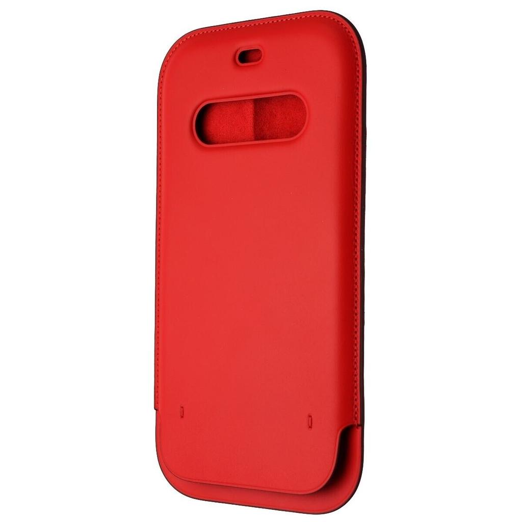 Apple Leather case iPhone 12 mini - Magsafe - Leather Red