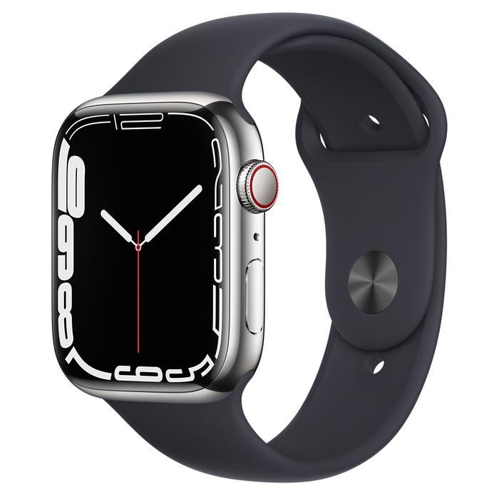 Apple Watch Series 7 (2021) GPS + Cellular 45 mm - Stainless steel Silver