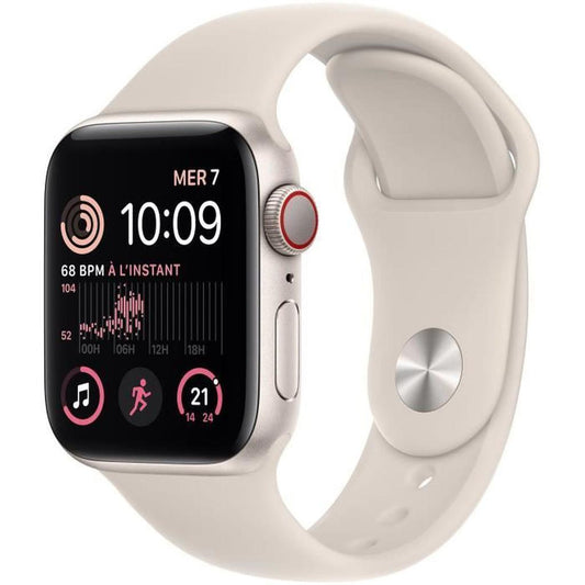 Apple Watch Series SE 2 (2022) GPS + Cellular 44 mm - Aluminium Starlight