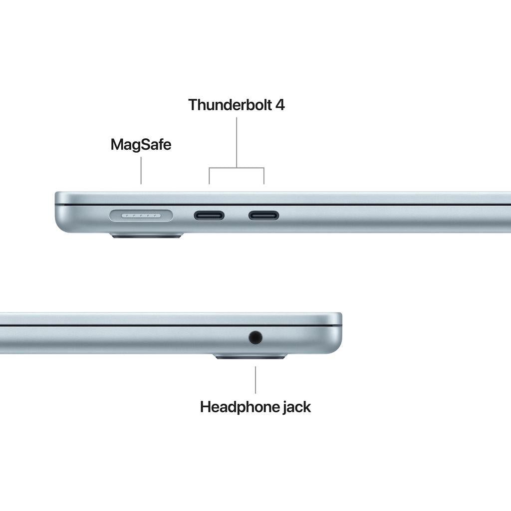 MacBook Air 13-inch (2025) - Apple M4 10-core and 8-core GPU - 16GB RAM - SSD 256GB - Standard display - QWERTY - English