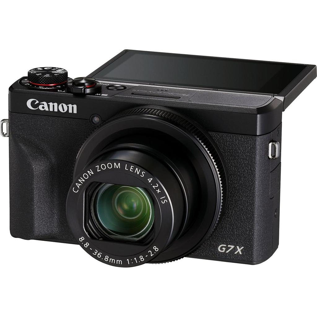 Compact PowerShot G7X Mark III - Black + Canon Zoom Lens 4.2x IS f/1.8-2.8