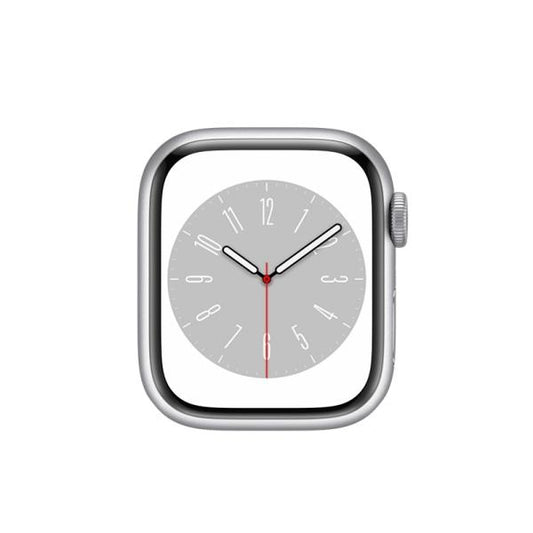 Apple Watch Series 9 (2023) GPS + Cellular 41 mm - Aluminium Silver - Sport band White