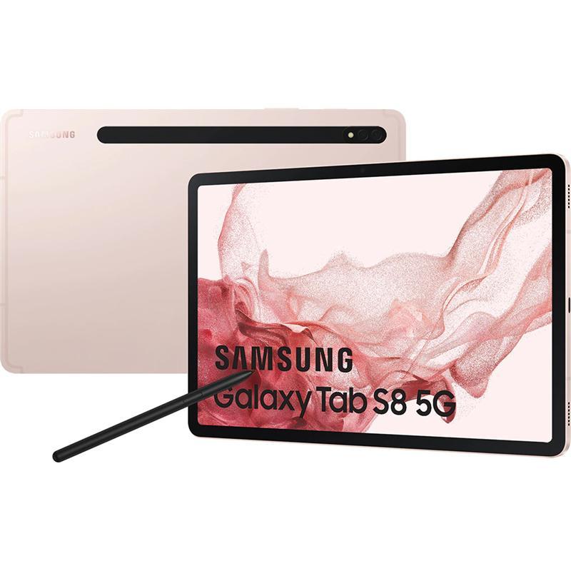 Galaxy Tab S8 128GB - Rose Gold - Wi-Fi + 5G