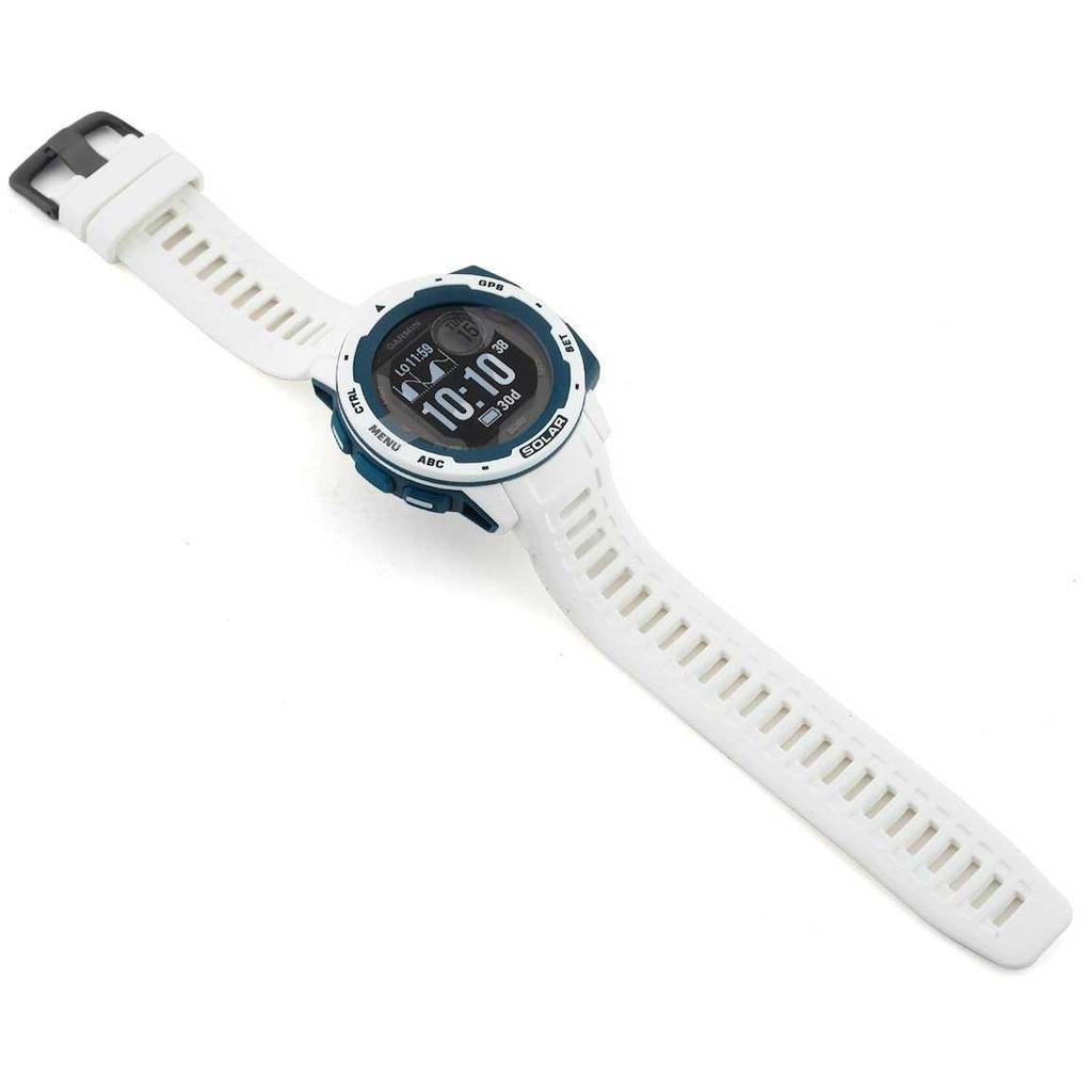 Smart Watch Garmin HR GPS Instinct Solar Surf Cloudbreak - White/Blue
