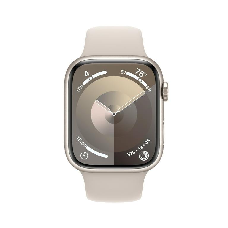 Apple Watch Series 9 (2023) GPS 45 mm - Aluminium Starlight - Sport band Starlight