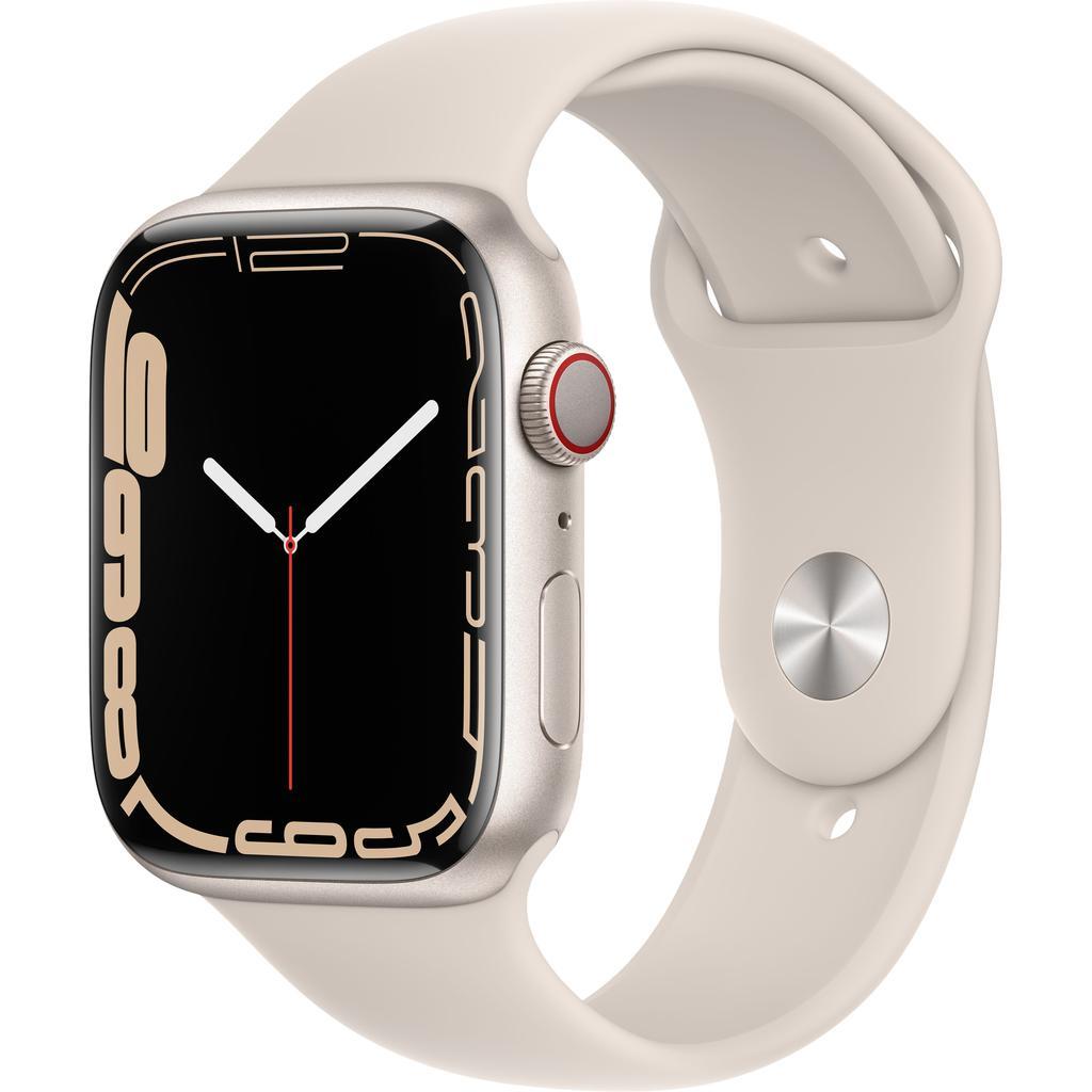 Apple Watch Series 7 (2021) GPS + Cellular 45 mm - Aluminium Starlight