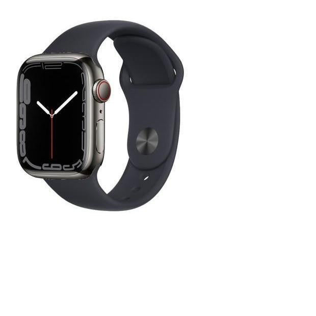 Apple Watch Series 7 (2021) GPS + Cellular 41 mm - Stainless steel Graphite