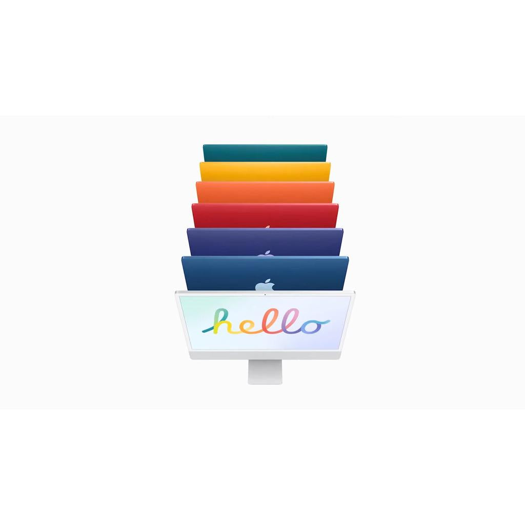 iMac 24" (2021) Apple M1 8-core 7-core GPU - 256 Go SSD - 8 GB QWERTY - English Standard glass