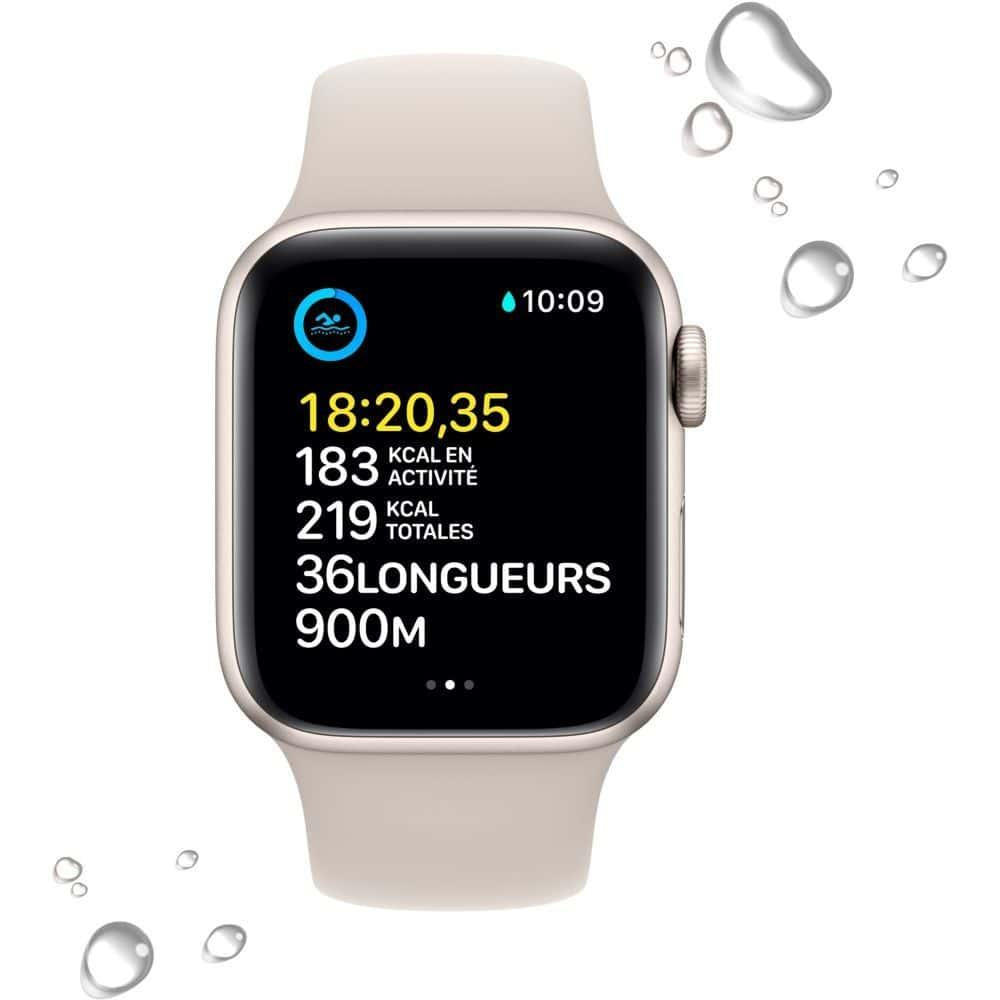Apple Watch Series SE 2 (2022) GPS + Cellular 40 mm - Aluminium Starlight