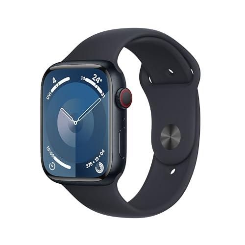 Apple Watch Series 9 (2023) GPS + Cellular 45 mm - Aluminium Midnight - Sport band Midnight
