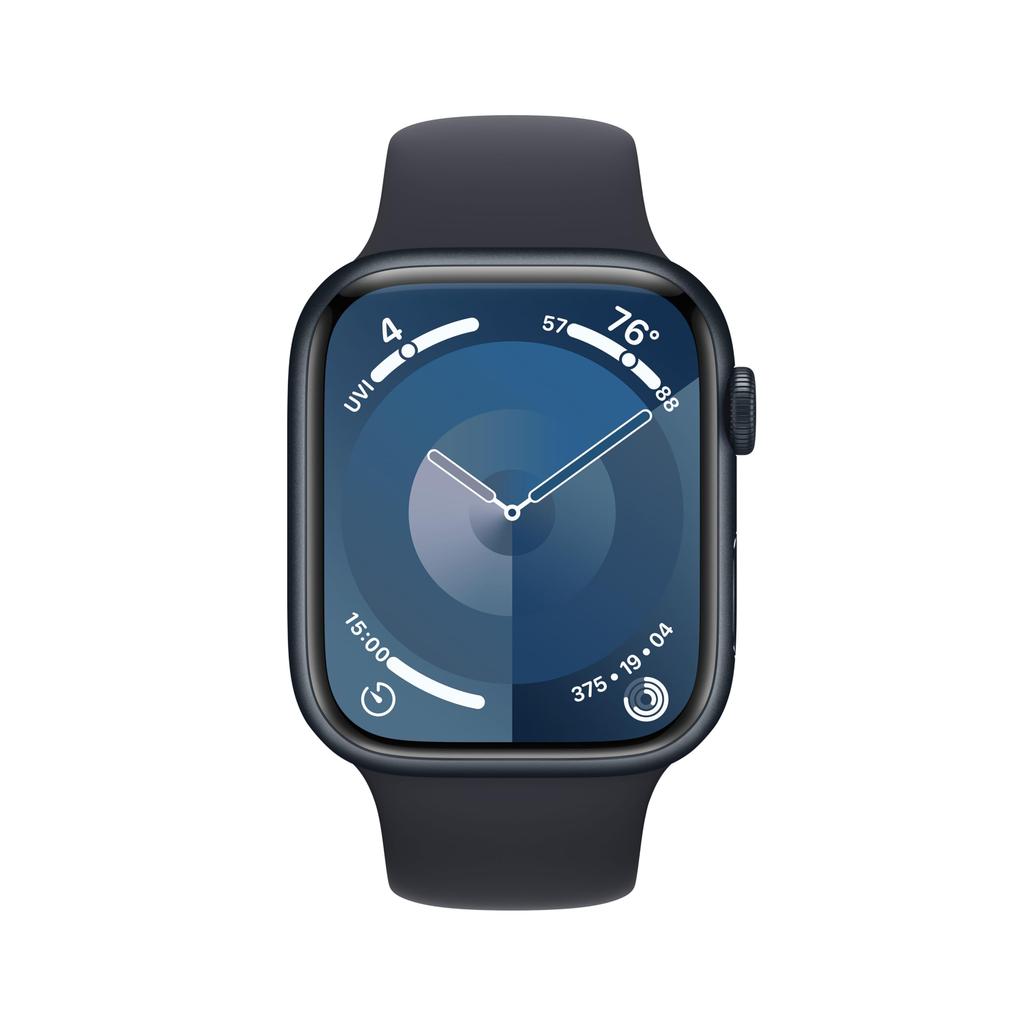 Apple Watch Series 9 (2023) GPS + Cellular 45 mm - Aluminium Midnight - Sport band Midnight