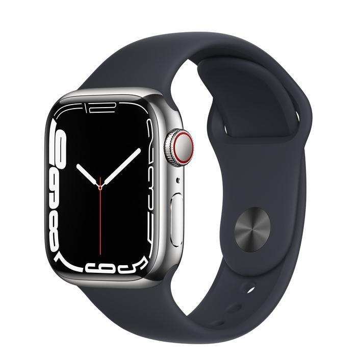 Apple Watch Series 7 (2021) GPS + Cellular 41 mm - Stainless steel Silver