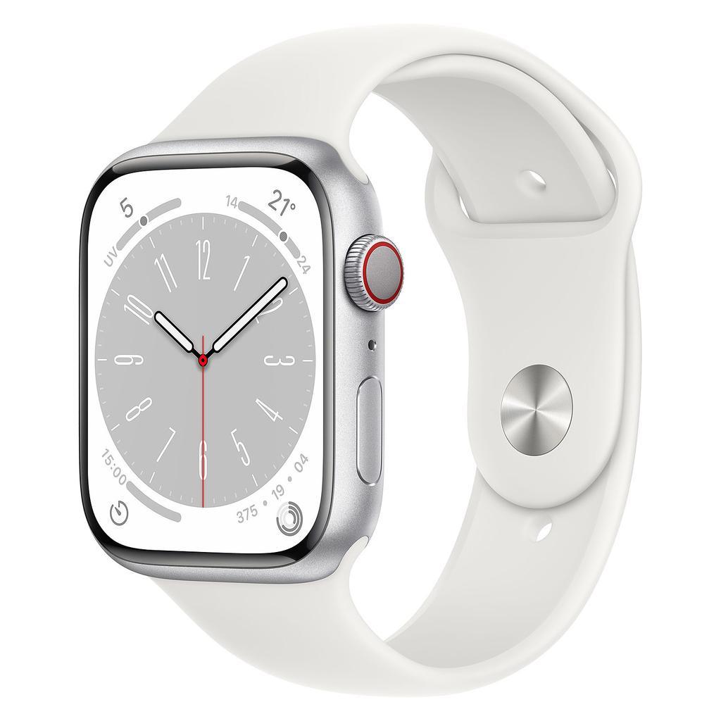 Apple Watch Series 8 (2022) GPS + Cellular 45 mm - Aluminium Silver