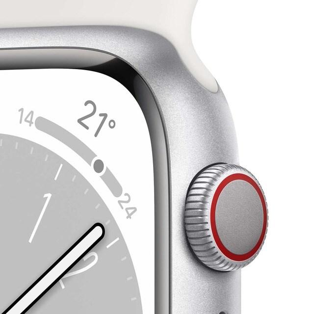 Apple Watch Series 8 (2022) GPS + Cellular 45 mm - Aluminium Silver