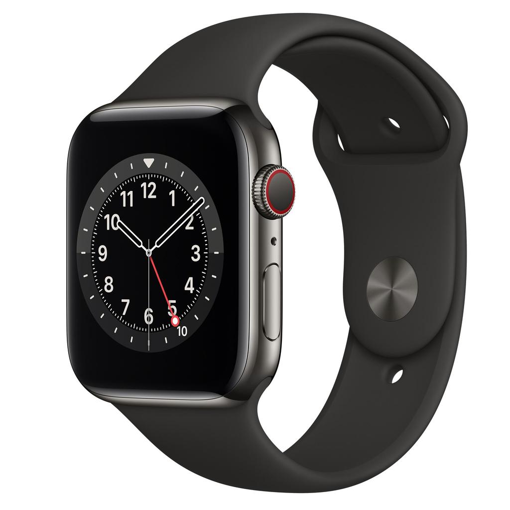 Apple Watch Series 6 (2020) GPS + Cellular 44 mm - Stainless steel Graphite
