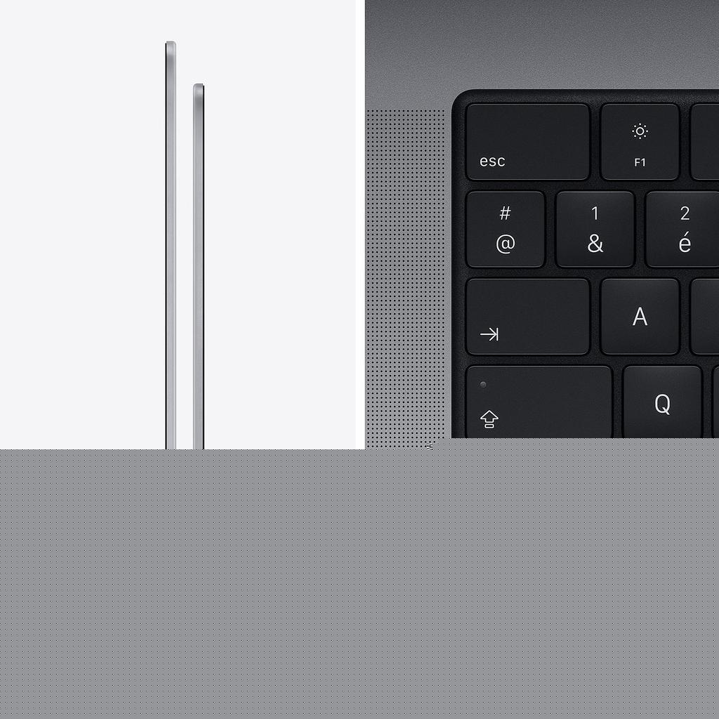 MacBook Pro 16-inch (2021) - Apple M1 Pro 10-core and 16-core GPU - 16GB RAM - SSD 512GB - Standard display - QWERTY - English