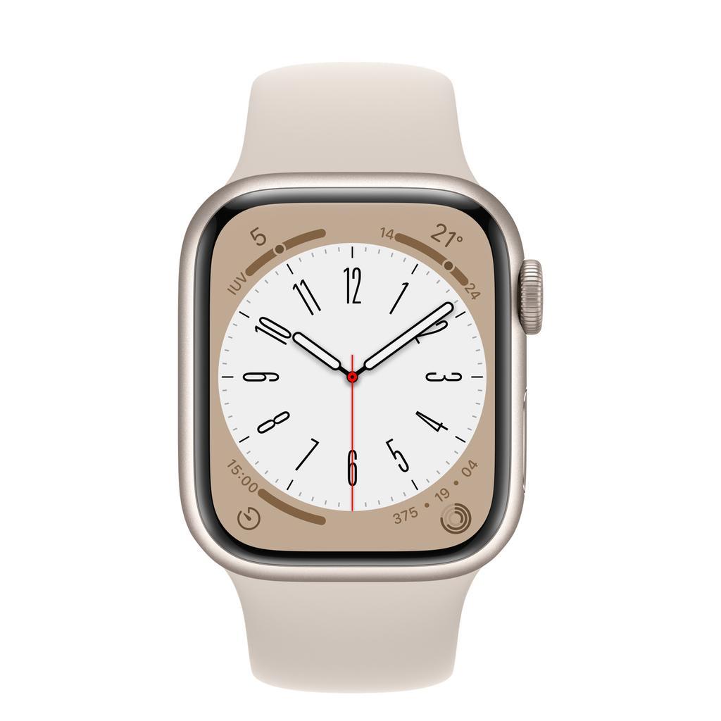 Apple Watch Series 8 (2022) GPS + Cellular 41 mm - Aluminium Starlight