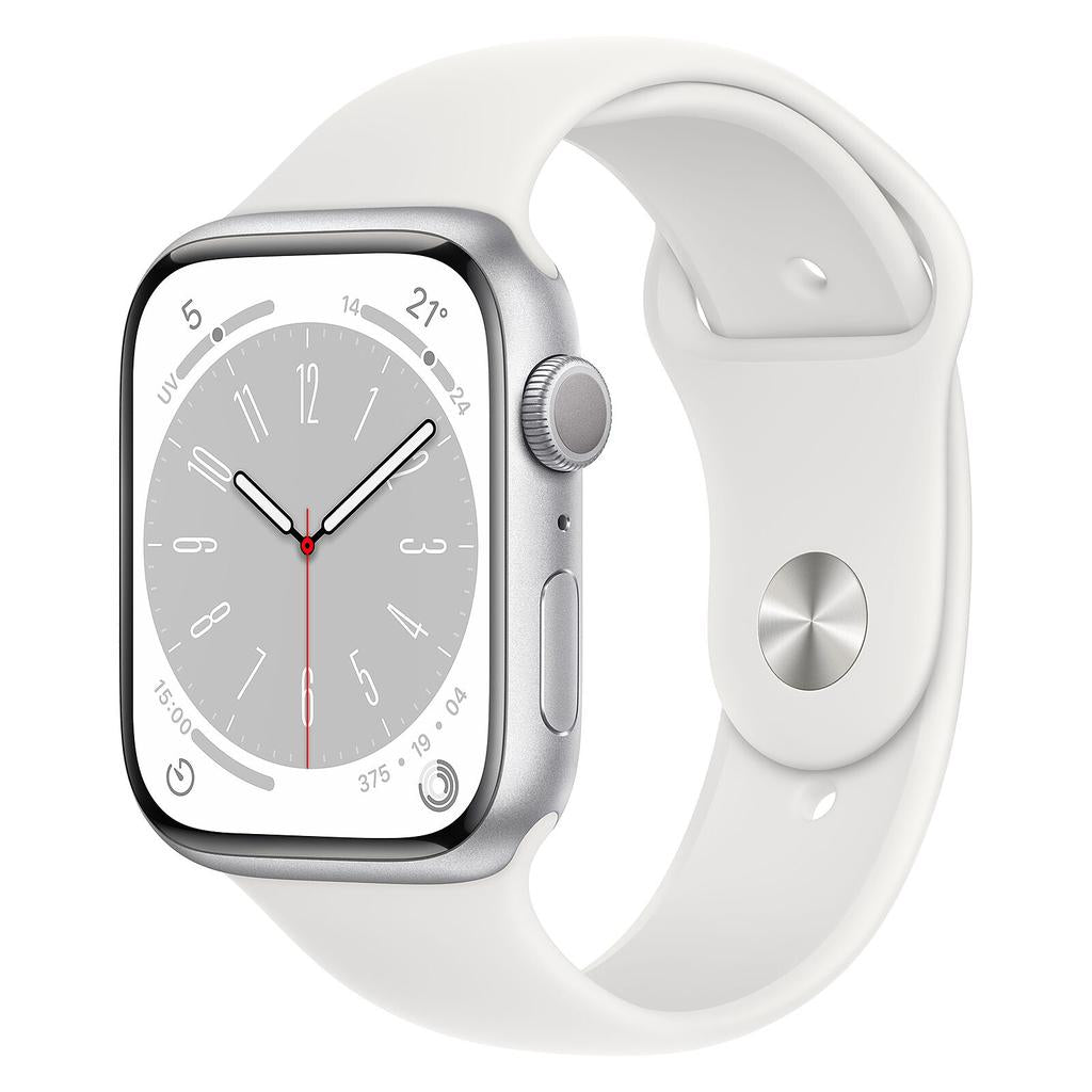 Apple Watch Series 9 (2023) GPS 41 mm - Aluminium Silver - Sport band White