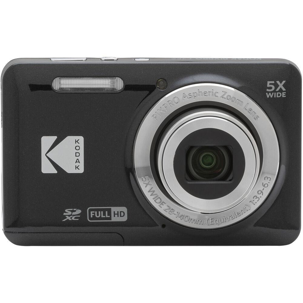 Compact Pixpro FZ55 - Black + Kodak Pixpro Aspheric Zoom Lens 5X Wide 28-140mm f/3.9-6.3 f/3.9-6.3