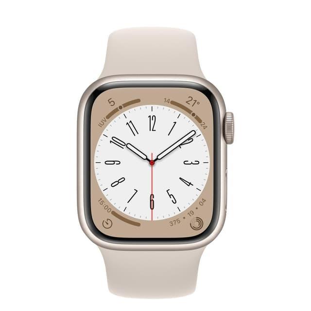 Apple Watch Series 8 (2022) GPS + Cellular 45 mm - Stainless steel Silver