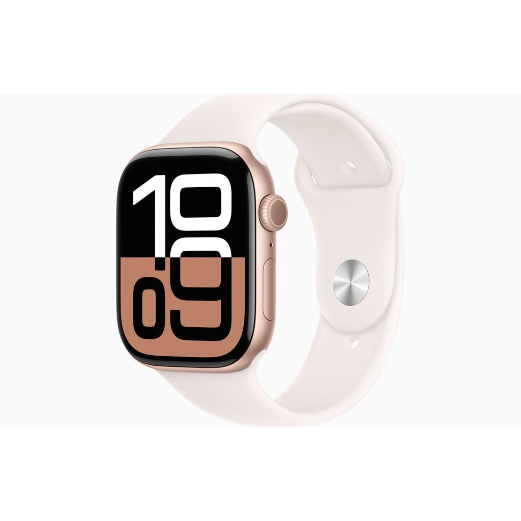 Apple Watch Series 10 (2024) GPS 46 mm - Aluminium Rose Gold - Sport band Pink