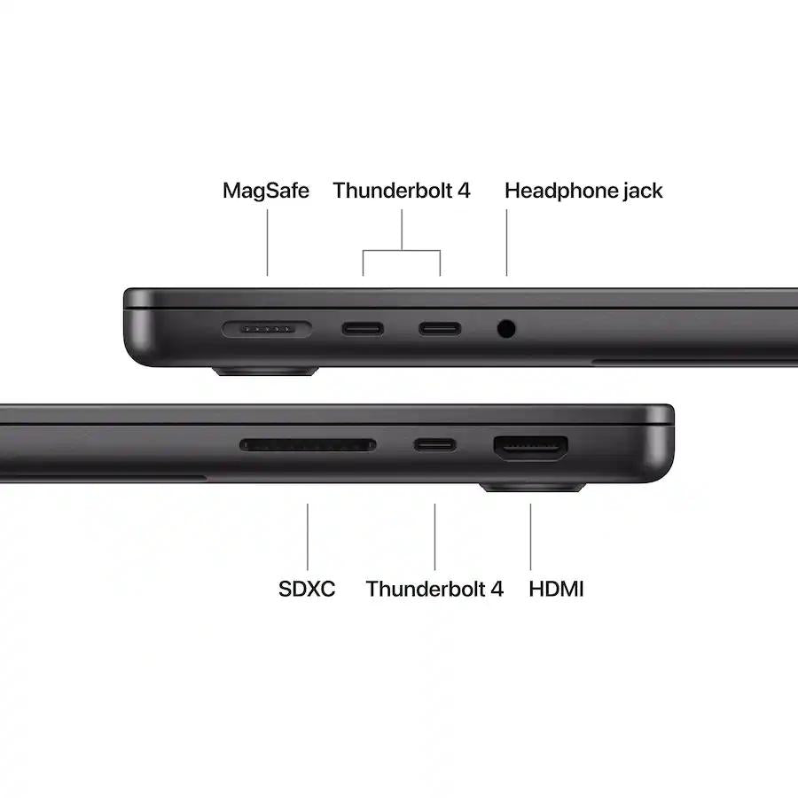 MacBook Pro 14-inch (2025) - Apple M5 10-core and 10-core GPU - 24GB RAM - SSD 1000GB - Standard display - QWERTY - English