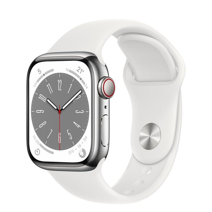 Apple Watch Series 8 (2022) GPS + Cellular 41 mm - Stainless steel Silver