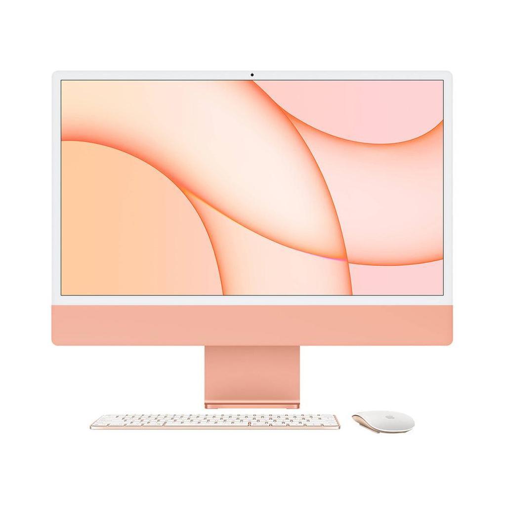 iMac 24" (2021) Apple M1 8-core 8-core GPU - 256 Go SSD - 8 GB QWERTY - English Standard glass