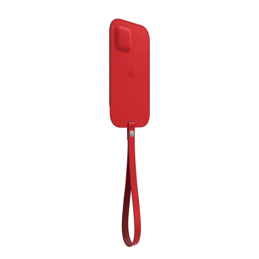 Apple Leather case iPhone 12 mini - Magsafe - Leather Red