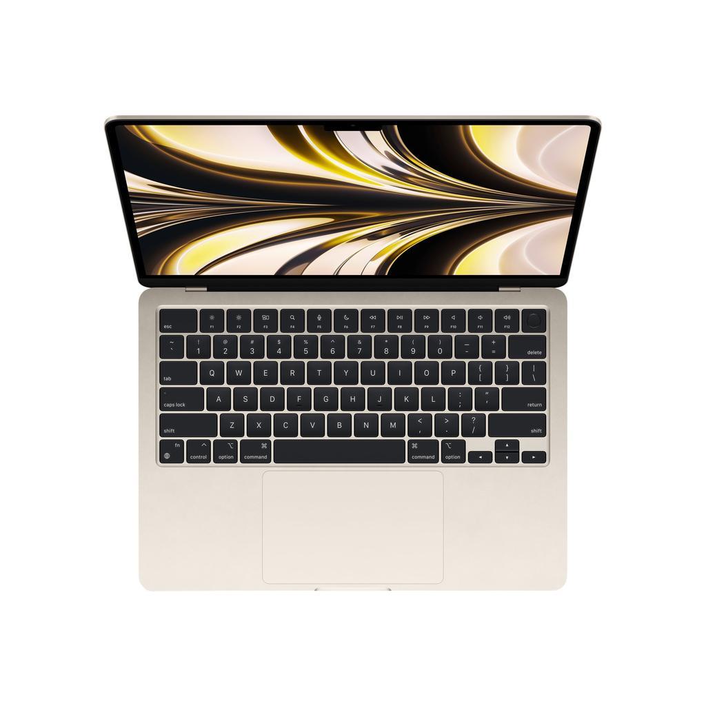 MacBook Air 13-inch (2022) - Apple M2 8-core and 8-core GPU - 8GB RAM - SSD 256GB - Standard display - QWERTY - English