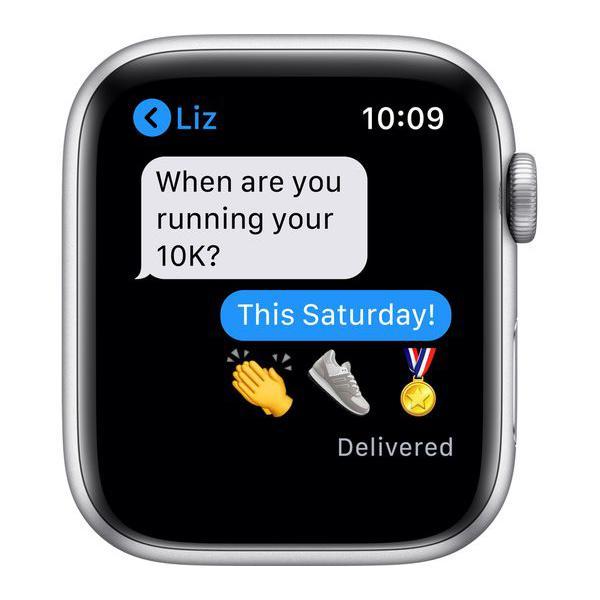 Apple Watch Series 6 (2020) GPS + Cellular 44 mm - Stainless steel Silver