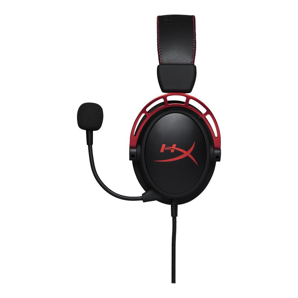 Hyperx Cloud Alpha noise-Cancelling gaming wired Headphones with microphone - Red/Black