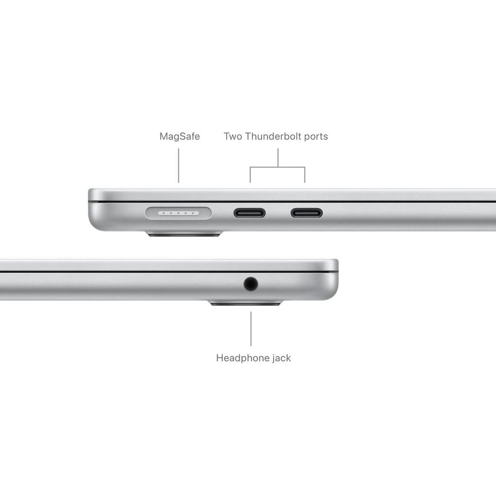 MacBook Air 15-inch (2024) - Apple M3 8-core and 10-core GPU - 8GB RAM - SSD 256GB - Standard display - QWERTY - English