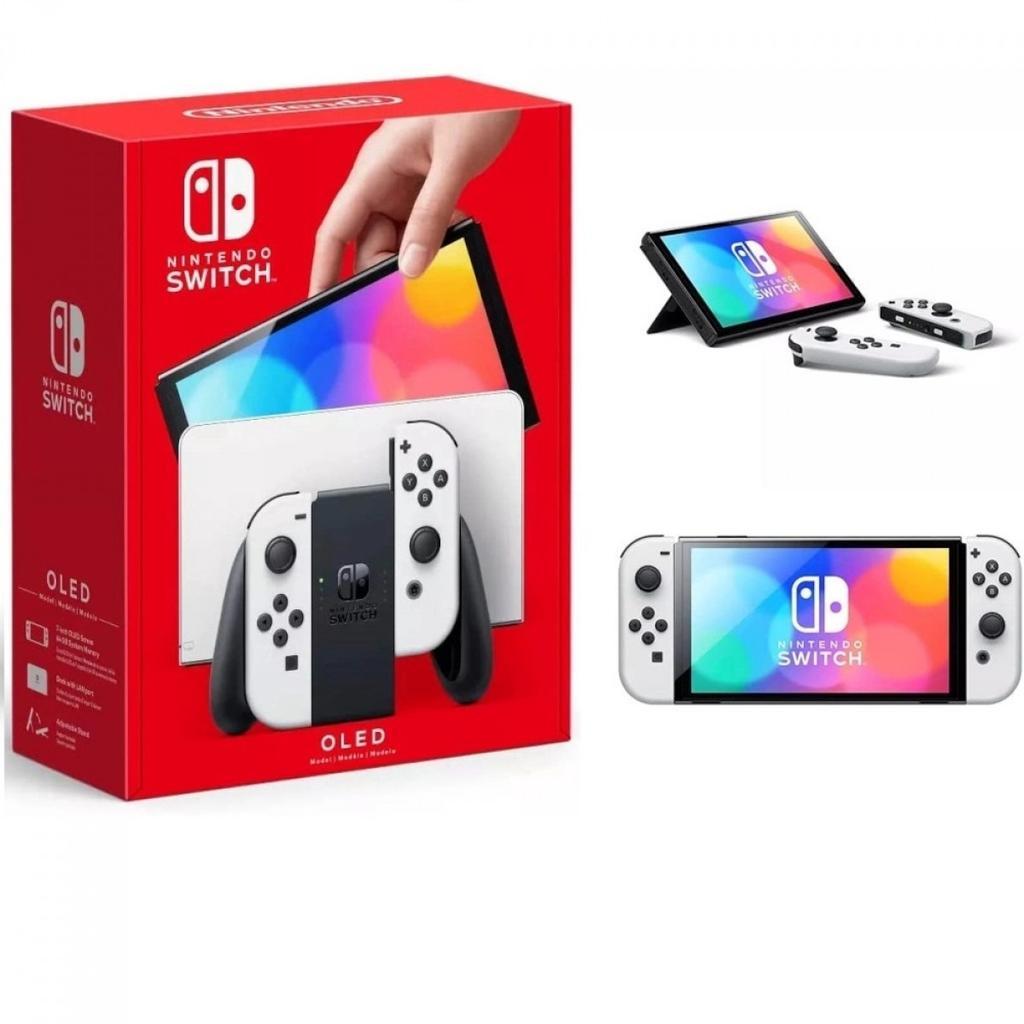 Switch OLED 64GB - White/White