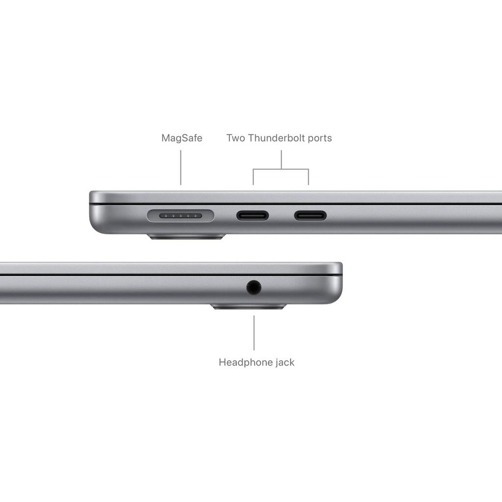 MacBook Air 15-inch (2024) - Apple M3 8-core and 10-core GPU - 24GB RAM - SSD 2000GB - Standard display - QWERTY - English