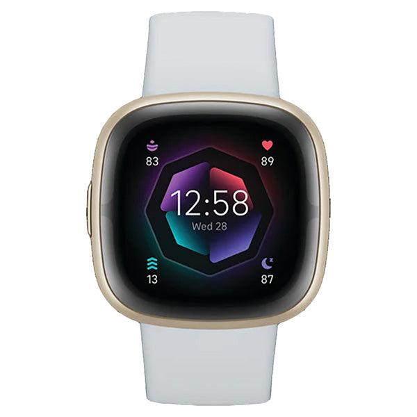 Smart Watch Fitbit HR GPS Sense 2, Blue Mist/Soft Gold - Gold
