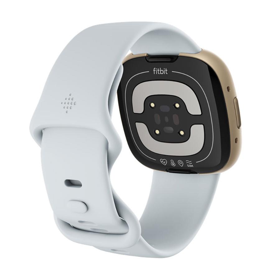 Smart Watch Fitbit HR GPS Sense 2, Blue Mist/Soft Gold - Gold
