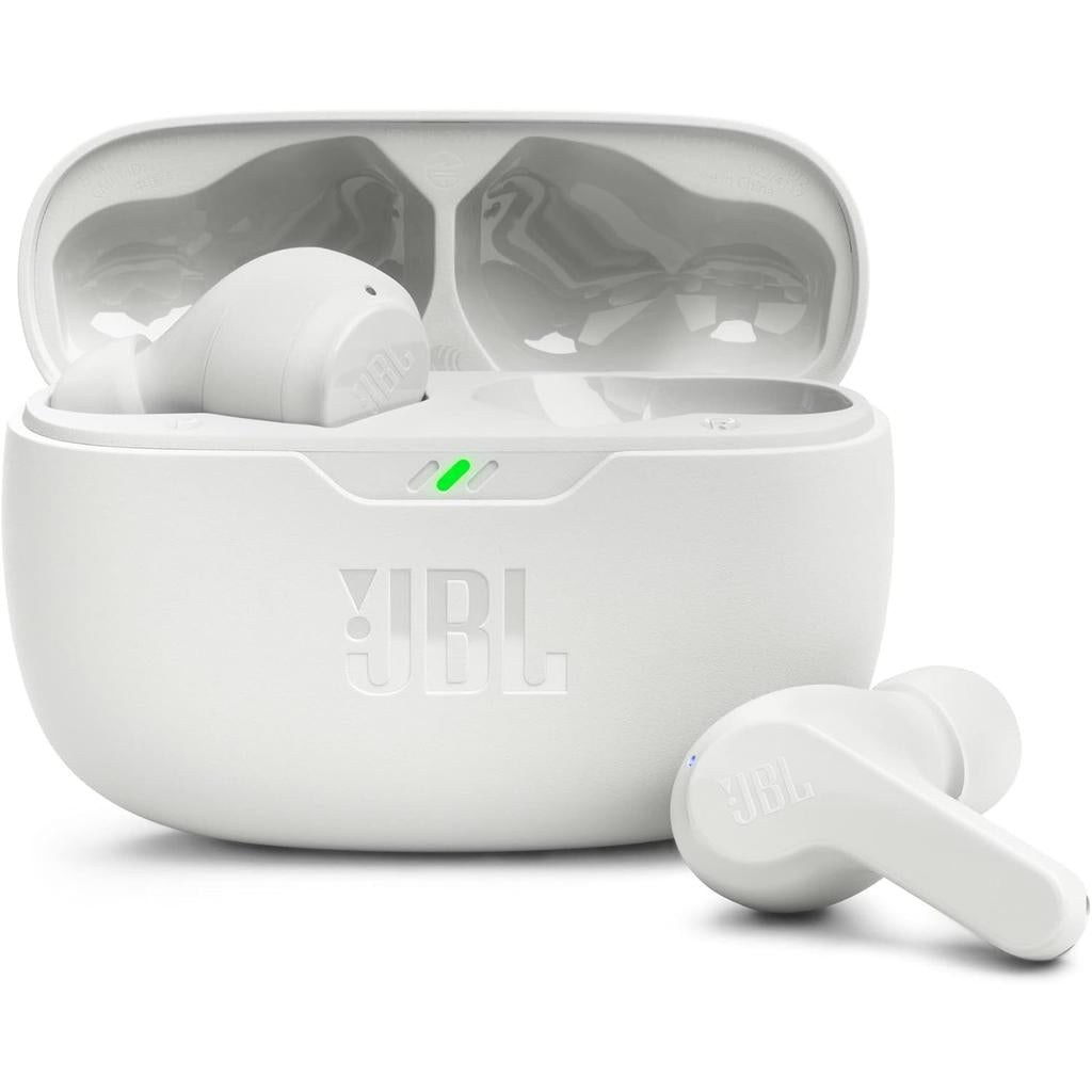 Jbl Wave Beam 2 Earbud Noise-Cancelling Bluetooth Earphones - White