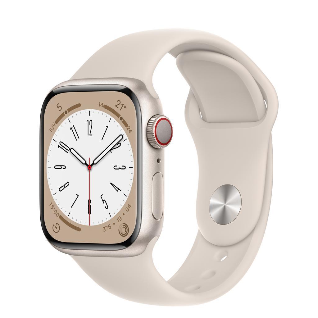 Apple Watch Series 8 (2022) GPS 45 mm - Aluminium Starlight